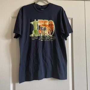 Princess Cruises Rio De Janeiro 100% Cotton Tshirt Size L NWOT